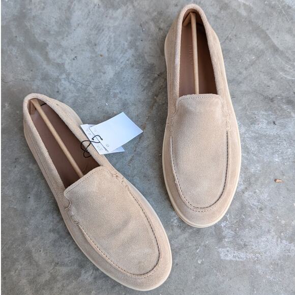 NWT Mango MNG 740 Easy Leather Suede Slip-on Loafers, size EU45/ US11.5 - Picture 1 of 5